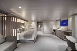 MSC World Asia - Grand Suite Aurea with Terrace and Whirlpool