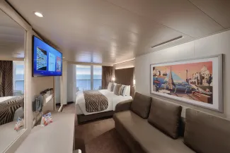 MSC World Europa - Deluxe Balcony with Partial View