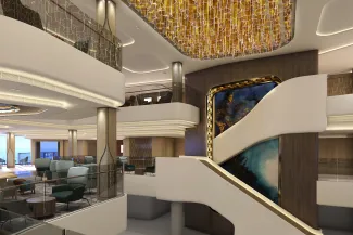 Norwegian Aqua - Atrium