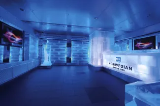 Norwegian Breakaway - Skyy® Vodka Ice Bar