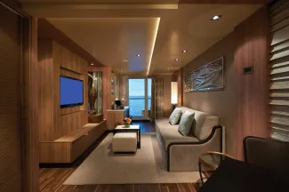 Norwegian Escape - The Haven Deluxe Suite with Balcony