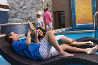 Norwegian Escape - The Haven Lounge (Private Access for Guests of The Haven Only)