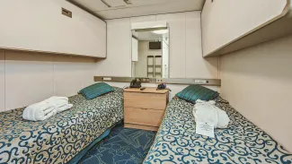 Ocean Endeavour - Cabin Category 3 Interior Twin (Deck 5)