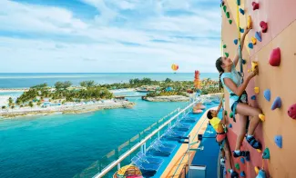 Odyssey of the Seas - Rock Climbing Wall