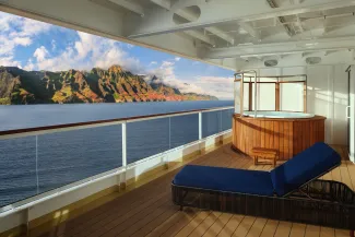 Pride of America - Deluxe Owner's Suite with Large Balcony