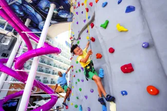 Spectrum of the Seas - Rock Climbing Wall