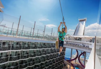 Symphony of the Seas - Zip Line
