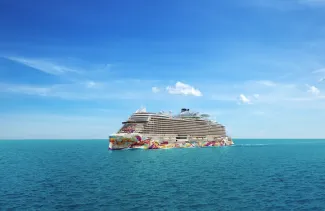 NCL Norwegian Aqua Rendering