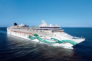NCL  Norwegian Jade Aerial Exterior   Michel Verdure