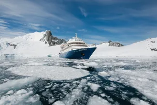 Sea Spirit Exterior   Poseidon Expeditions  John Bozinov