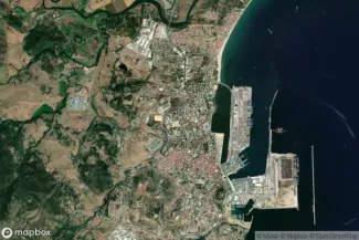 Satellite view of Algeciras