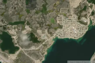 Satellite view of Cambridge Bay, Nunavut