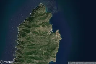 Satellite view of Capraia