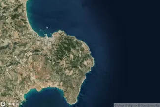 Satellite view of Carpathos