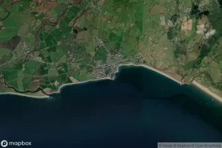 Satellite view of Criccieth