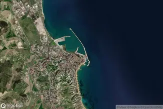 Satellite view of Crotone