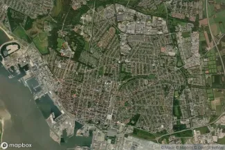 Satellite view of Esbjerg