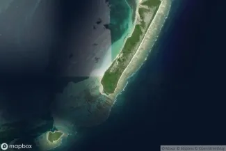 Satellite view of Farquhar Islands