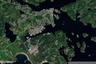 Satellite view of Farsund