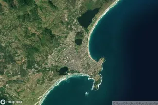 Satellite view of Fort Dauphin (Toalagnaro)