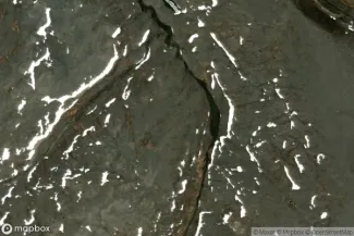 Satellite view of Gibbs Fjord, Nunavut