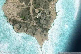 Satellite view of Gjoa Haven, Nunavut