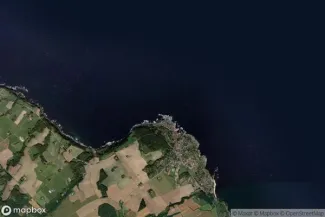 Satellite view of Gudhjem, Bornholm