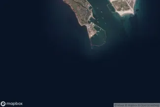 Satellite view of Helgoland