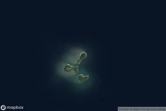 Satellite view of Iles du Salut