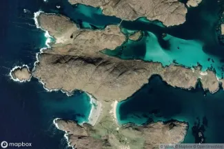 Satellite view of Isle of Vatersay