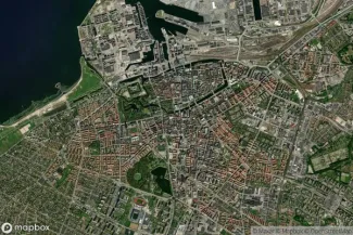 Satellite view of Malmö