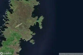 Satellite view of North Haven, Fair Isle