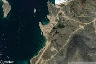 Satellite view of Qikiqtarjuaq, Nunavut