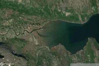 Satellite view of Ramah Bay, Newfoundland and Labrador