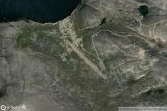 Satellite view of Saglek Fjord, Newfoundland and Labrador