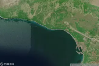 Satellite view of Saint George Island, Alaska