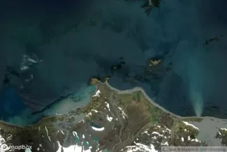 Satellite view of Salisbury Plain