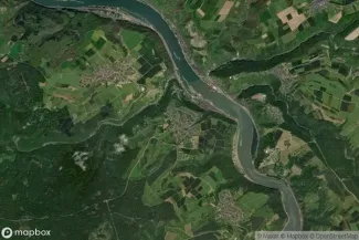 Satellite view of Sankt Goar