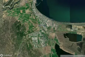 Satellite view of Saudarkrokur - høfn