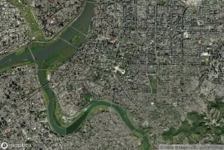 Satellite view of Taipei