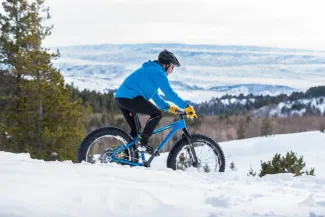 Fat Biking on Casper Mountain 4