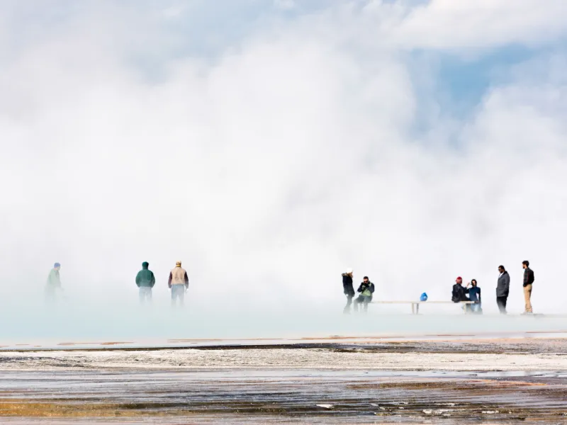 Yellowstone visitor drinks from thermal pool, stirs outrage