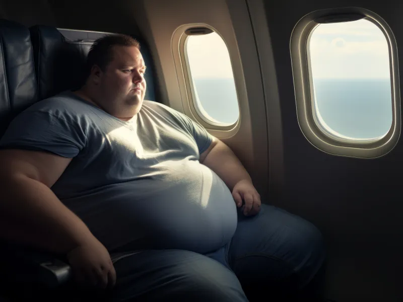 When Your Seatmate Spills Into Your Seat (and Your Soul)